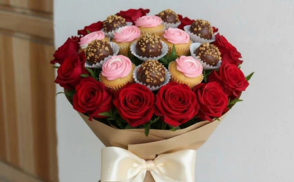 Bouquet Grand Luxe " Jardín de Tentaciones"🌹🍰's foto | Floristería Astra Bloom |  BizneCubano